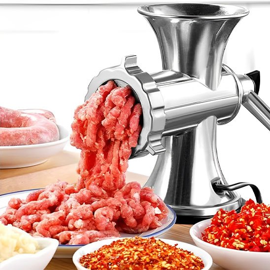 Hachoir a viande système de stabilisation plan travail sans perçage ni outils nécessaires